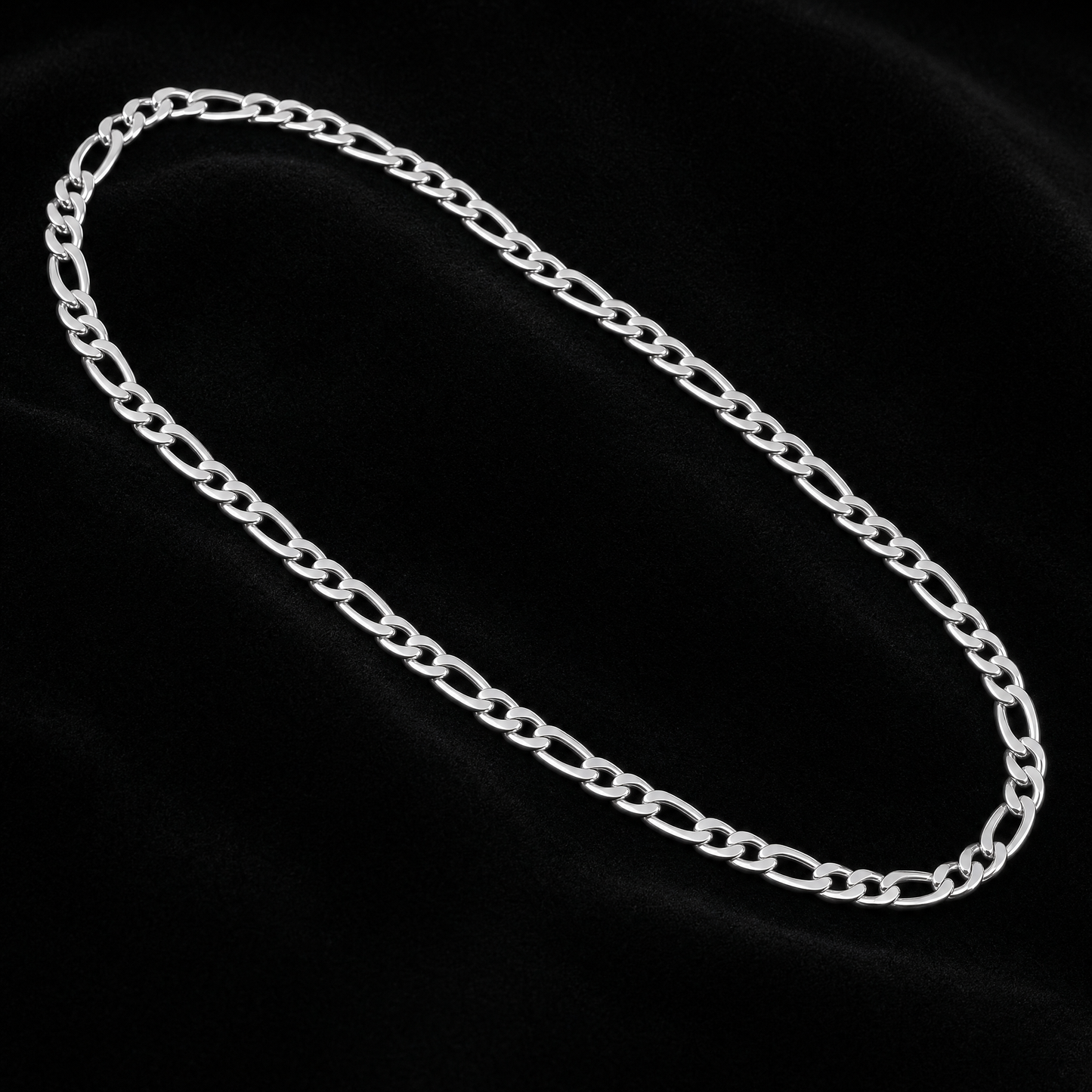 Saphir Silver Figaro Chain Necklace product view
