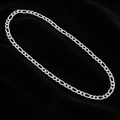 Saphir Silver Figaro Chain Necklace product view