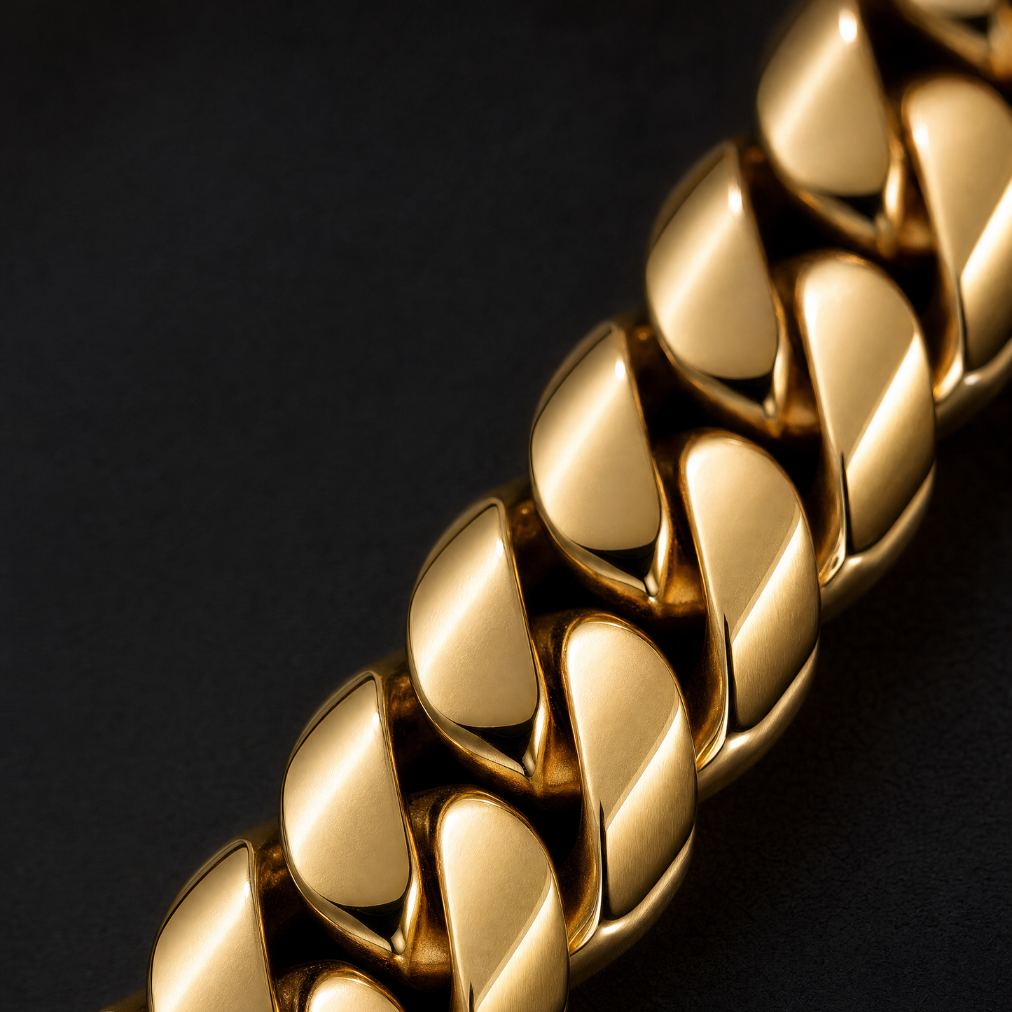 Miami Cuban link chain on-model lifestyle shot