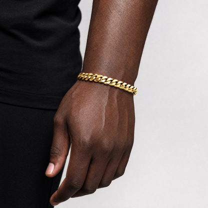 Saphir Cuban Bracelet lifestyle shot